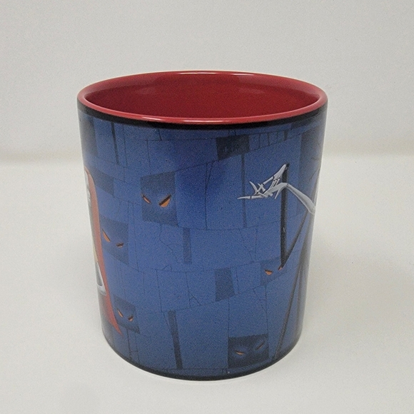 Disney Nightmare Before Christmas Jack & Sally Xlarge Ceramic 20 oz Mug Red Blue - Picture 2 of 6